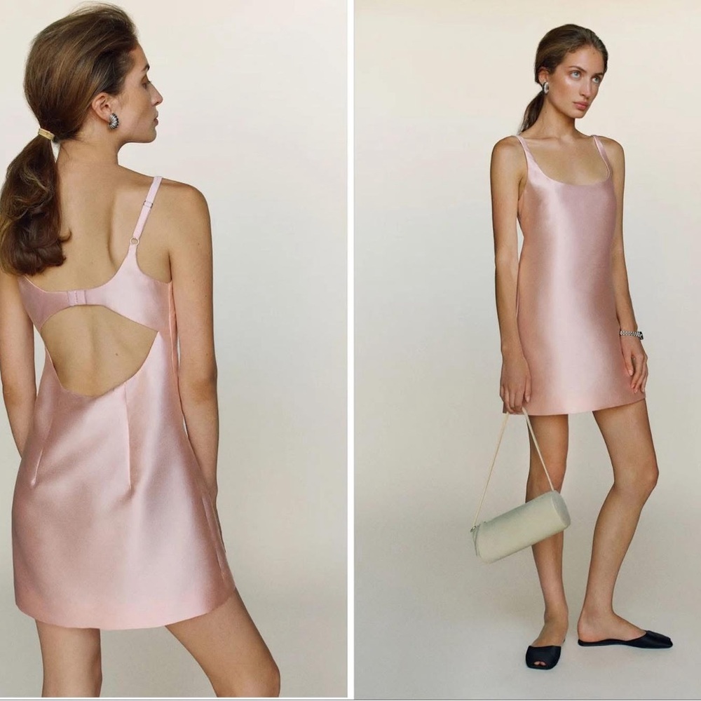 Reformation Elinda Dress in Bubble Bath